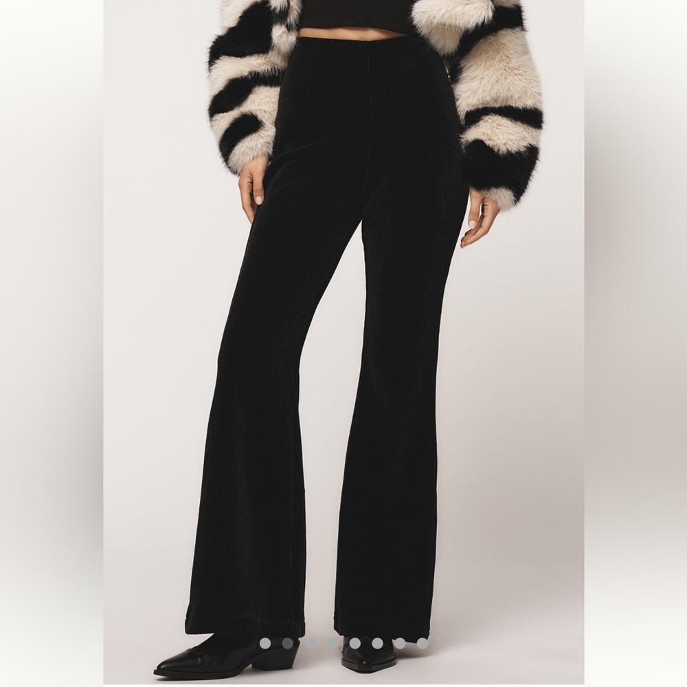 Anthropologie NWT Sz Med (runs large) chenille soft & flattering pants, side zip